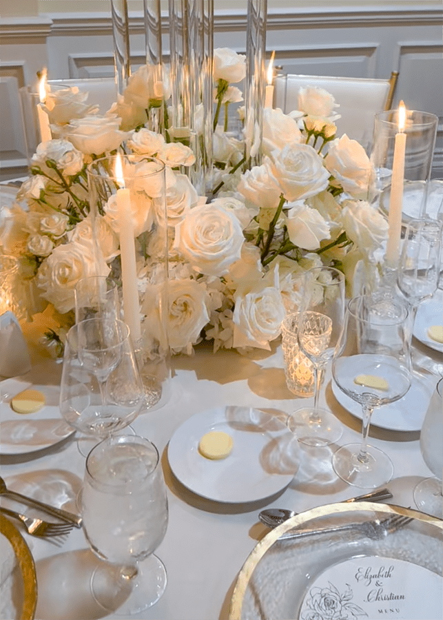 luxury wedding decor at trump national resort